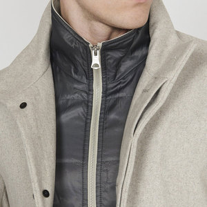 เสื้อโค้ทยาวสำหรับผู้ชายเสื้อโค้ทยาวทรงใหม่ระบายอากาศได้อย่างรวดเร็วมีกระเป๋าด้านข้าง - Product Image 6