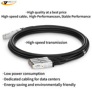QSFP DD 01M 2M 400g 4x100G ขั้วต่อ PVC หุ้มฉนวน OM2/OM3/OM4 LC 5g พร้อมประกัน3ปี DAC - Product Image 4
