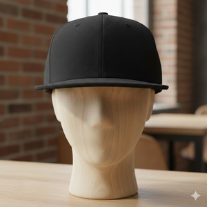 หมวกทรงสูง 6 แผง ผ้าทวิลล์คอตตอน 100% ผิวด้าน สไตล์ลำลอง (Unisex ใส่ได้ทุกฤดู หนัก ~280-300 กรัม) - Product Image 4