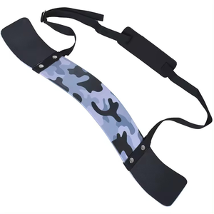 Accessoire d'entraînement de fitness unisexe en néoprène camouflage super résistant pour curls biceps et triceps, avec logo personnalisé - Product Image 2