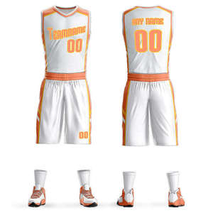 Ensemble de maillots de basketball pour hommes Uniforme en tissu durable pour la ligue d'entraînement et le streetwear - Product Image 6