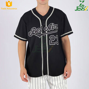 เสื้อเบสบอลแบบใหม่ ปรับแต่งได้ ขายส่ง ระบายอากาศ แห้งเร็ว พิมพ์โลโก้ ชุดกีฬาเบสบอล/ซอฟต์บอล สำหรับผู้ใหญ่ ทุกเพศ - Product Image 3