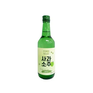 [CORE] SOJU APPLE 360ML ALC 14% BOTTLE Premium Korean Soju Traditional Drink Beverages Distilled Flavor Liquor