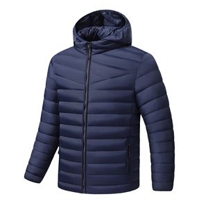 Veste matelassée personnalisée pour hommes Veste d'hiver chaude sur mesure pour hommes Veste matelassée en duvet de grande taille pour hommes Vente en gros - Product Image 1