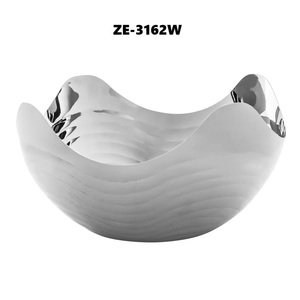 Bol en aluminium haut de gamme, design artistique, luxe, décoration de salon, utilisation sûre, style américain, décoration de fête, plaqué - Product Image 2