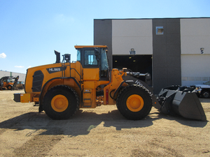 Excavatrice HL965 de chargeuse sur pneus 198KW à roues meilleure construction de machines à vendre - Product Image 5