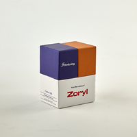 Customized Plain Cardboard Pharma Promotional Medicine Supplement Bottle Packaging Paper Pill Storage Cases Herbs Pills Printed