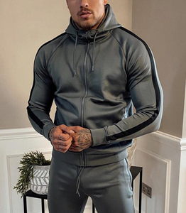 2026 Survêtement Logo Personnalisé Polyester Sport Survêtements Sportswear Full Zip Casual Athletic Joggers Hommes Survêtement Ensemble - Product Image 2