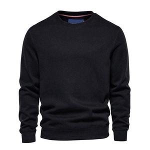 Sweat-shirts pour hommes de couleur rose unie, design personnalisé, tissu 100% coton, col rond, pull-over, sweat-shirts pour hommes pour l'hiver - Product Image 3