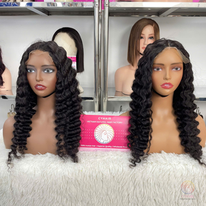 2024 Venta caliente cabello humano vietnamita peluca con malla frontal vendedores de cabello virgen pelucas sin pegamento de onda profunda cabello humano - Product Image 1