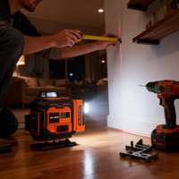 Niveau laser vert 4D 16 lignes MK-4D01B - Niveau laser - Outil de mesure pour la construction