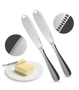 2025 artículos más vendidos cuchillo de mantequilla de acero inoxidable, esparcidor de acero inoxidable, cuchillo para esparcir mantequilla, cuchillo de mesa de acero - Product Image 1