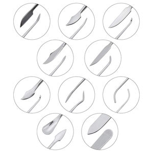 Kit Dental de acero inoxidable de 7 piezas, juego de herramientas de tallado de cera, Kit de Instrumentos dentales quirúrgicos con diseño personalizado - Product Image 2