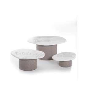 Classic Design <b>Cake</b> Stand Marble <b>Wedding</b> <b>Cake</b> Chocolate Stand Different Sizes Chocolate Stand In Bulk - Product Image 3