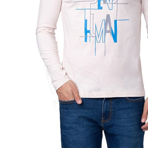 Camisetas de alta calidad de algodón de alta calidad de manga larga de gran tamaño para hombre, camiseta de talla grande, ropa para hombre - Product Image 6