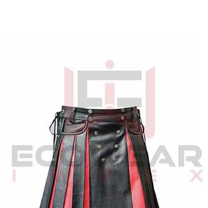Kilts en cuir de style nouveau à prix de gros, logo personnalisé pour adultes, kilts en cuir pour hommes de style nouveau à prix de gros - Product Image 2