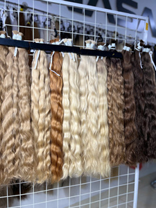 Super double drawn Vietnamese Remy Bulk Hair in Straight Wavy and Body Wavy Color #1 #4 to #<b>PLA</b> Full Length 50cm to 70cm - Product Image 3