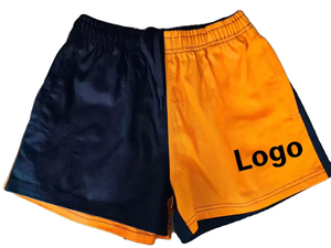 Short de rugby d'été unisexe 100% coton personnalisé vente en gros fermeture éclair et poches profondes pour vêtements unisexes - Product Image 3