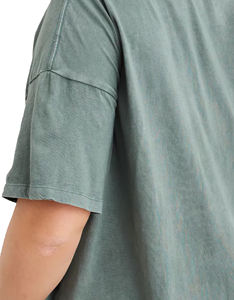 Col en v femmes t-shirts goutte épaule coupe ample été t-shirts hauts respirant léger t-shirt dames - Product Image 5