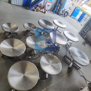 Neue drehzahl verstellbare Edelstahl-Geschwindigkeit 304 # Rotations sammel verpackungs tabelle Fertige Produkte Lebensmittel förderer - Product Image 5