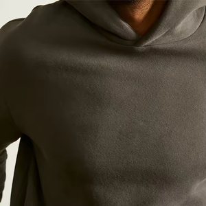 Ensemble de survêtement pour homme en coton de haute qualité, 2 pièces, streetwear, ensemble de sport, couture contrastée, logo personnalisé, impression sur écran pour jogging d'hiver - Product Image 5