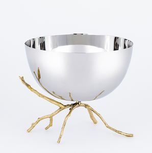 Plaques émaillées en laiton floral design moderne Plateaux Bols à salade et fruits Bols à noix et articles décoratifs Conception personnalisée - Product Image 4