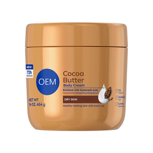 Oem Bơ ca cao 15.5 oz cơ thể Kem Mặt Kem & lotion sâu nuôi dưỡng và giữ ẩm cải thiện khô - Product Image 1