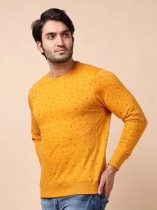 Sudadera de Alta Calidad 100% Algodón con Tejido de Bucle, Mangas Largas, Cuello con Cordón, Máxima Comodidad, Corte Elegante, Uso Diario, Invierno, Digital - Product Image 5