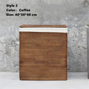 Wholesale Natural <b>Rattan</b> <b>Storage</b> <b>Basket</b> Handmade From Vietnam - Product Image 1