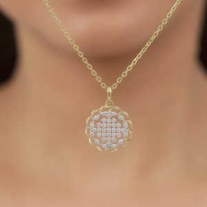 จี้เพชรรูปบันกาสีทองดีไซน์หรูหราสำหรับคอลเลกชันเครื่องประดับของผู้หญิง - Product Image 6