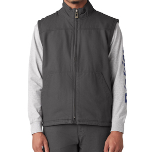 Chaleco acolchado de lona transpirable de talla grande para hombre, Color sólido, estilo informal, cierre de cremallera, nuevo diseño, ropa exterior de invierno para jugadores - Product Image 1