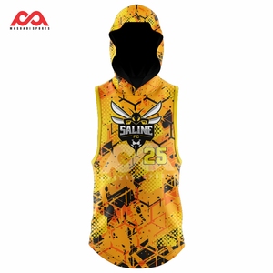 Uniformes drapeau football 7v7 haute qualité grande taille pour jeunes ensembles d'uniformes de football 7on7 sublimés personnalisés - Product Image 4
