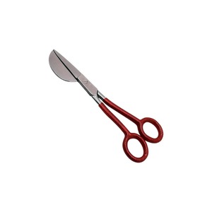 Tijeras de pico de pato de doble punta alemán, instrumentos quirúrgicos de acero inoxidable, mango rojo, hoja en forma de paleta, gran oferta, 2022 - Product Image 1