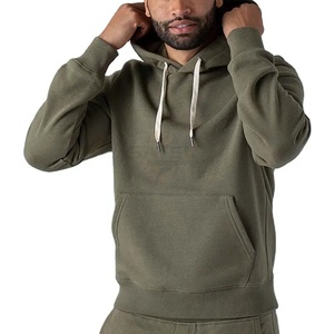 Custom Printed Hooded Casual Solid Men's Tracksuit <b>Plus</b> <b>Size</b> 100% Cotton Fleece <b>Jogger</b> Sweatpants <b>Set</b> - Product Image 6