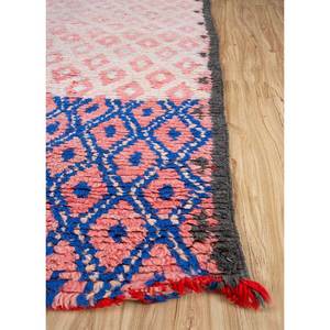 Tapis en laine noués à la main Nuray, motif géométrique rose et violet, pour la décoration de la maison, du salon ou de la voiture, taille 9x12 - Pae-4578 - Product Image 4