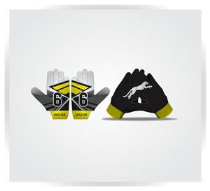 Best Quality American Football Gloves Fully Customized <b>Sticky</b> Hand Grips Adjustable Wrist Strap Full Finger Lightweight - Product Image 1