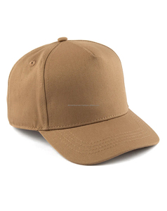 Casquette de baseball sportive pour homme, légère, en ripstop, respirante, imperméable, marron, avec panneau avant, fermeture snapback, prix abordable, taille personnalisée - Product Image 1
