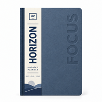 Carnet A5 personnalisé LABON à couverture rigide en tissu bicolore, logo gaufré, pages vierges, avec bande de maintien, journal OEM, fabrication en usine