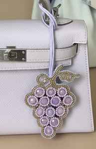 Beaded Heart 3D Luxury Glass Bead Car Keychain Embroidery Charm Fashionable <b>Bag</b> Keychain Premium <b>Women</b> Sparkle <b>Accessory</b> Durable - Product Image 5