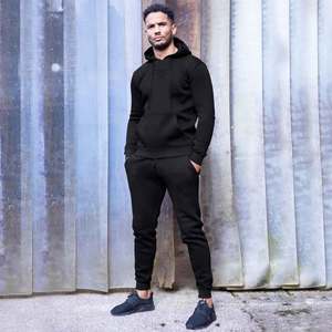 Ensembles de deux pièces survêtements avec logo personnalisé survêtements de sport pour hommes jogging tissu de bonne qualité vêtements de sport en polaire survêtements pour hommes - Product Image 3