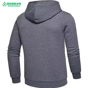 Sweat à capuche personnalisé épais avec double fermeture éclair, 100 % coton French Terry, séchage rapide et respirant, coupe classique unisexe, hiver - Product Image 5