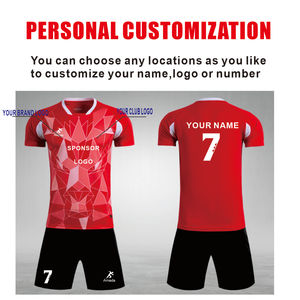 Op maat gemaakte hoogwaardige goedkope neutrale snel drogende voetbaltenues set, op maat gemaakte groothandel voetbalshirts Argentinië - Product Image 2