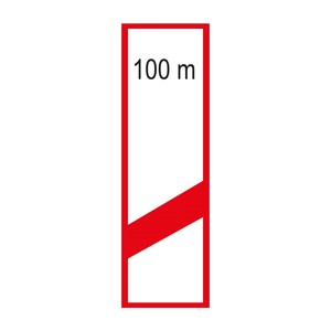 Panneaux de signalisation d'approche de passage à niveau ferroviaire à droite T-30a, panneaux de sécurité routière réfléchissants pour voies publiques, options LED et solaires - Product Image 1