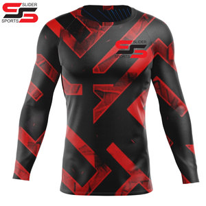 Protectores de erupción de manga larga de sublimación personalizada de calidad superior para hombres - Product Image 3