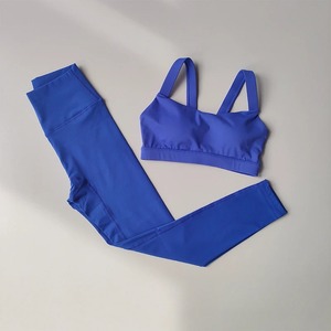 Yoga Set <b>Women</b> Fitness Suit Set Sports Bras High Waisted Running Suit Fast Drying <b>Leggings</b> Advanced Fitness Suit - Product Image 3