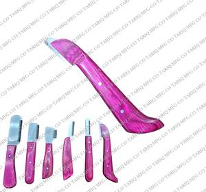 TARIQ MFG CO Pet Grooming Stripping Knife 6 PCS Set Cuchillas de acero inoxidable duraderas para instrumentos de aseo preciso para mascotas - Product Image 6