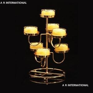 Candelabro de Hierro de 7 Brazos Elegante, Soporte Decorativo de Alambre Metálico para Regalos de Cumpleaños, San Valentín, Navidad y Otros - Product Image 3