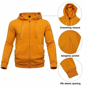 Personnalisé Hommes Hiver À Capuche Formation Fitness Sports Fermeture Éclair Survêtement Gym Jogging Pantalon Uni Ensemble Deux Pièces - Product Image 4