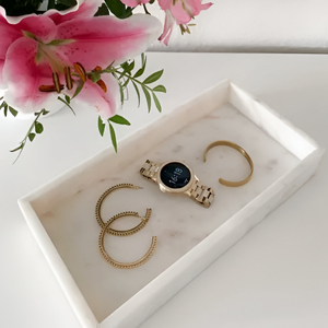 ถาดเสิร์ฟหินอ่อนแบบพรีเมี่ยมของตกแต่งคริสต์มาส - Product Image 4