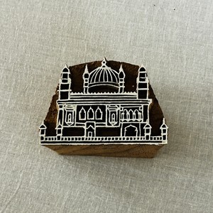 Sello de Impresión en Bloque de Madera Tallado a Mano con Diseño de Mezquita |   Impresión Textil India en Bloque - Product Image 5